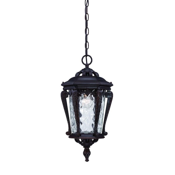 Estallar 19 x 9.5 x 9.5 in. Stratford 1-Light Architectural Bronze Hanging Light ES3096981 - main